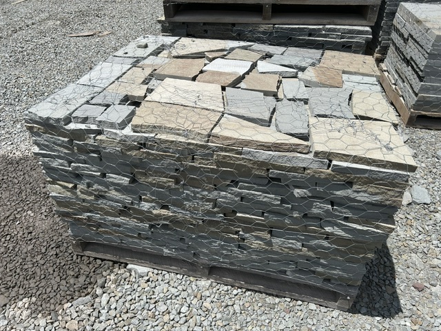 Lot #3: 2 pallets 1" Gauged Colonial Wallstone 2